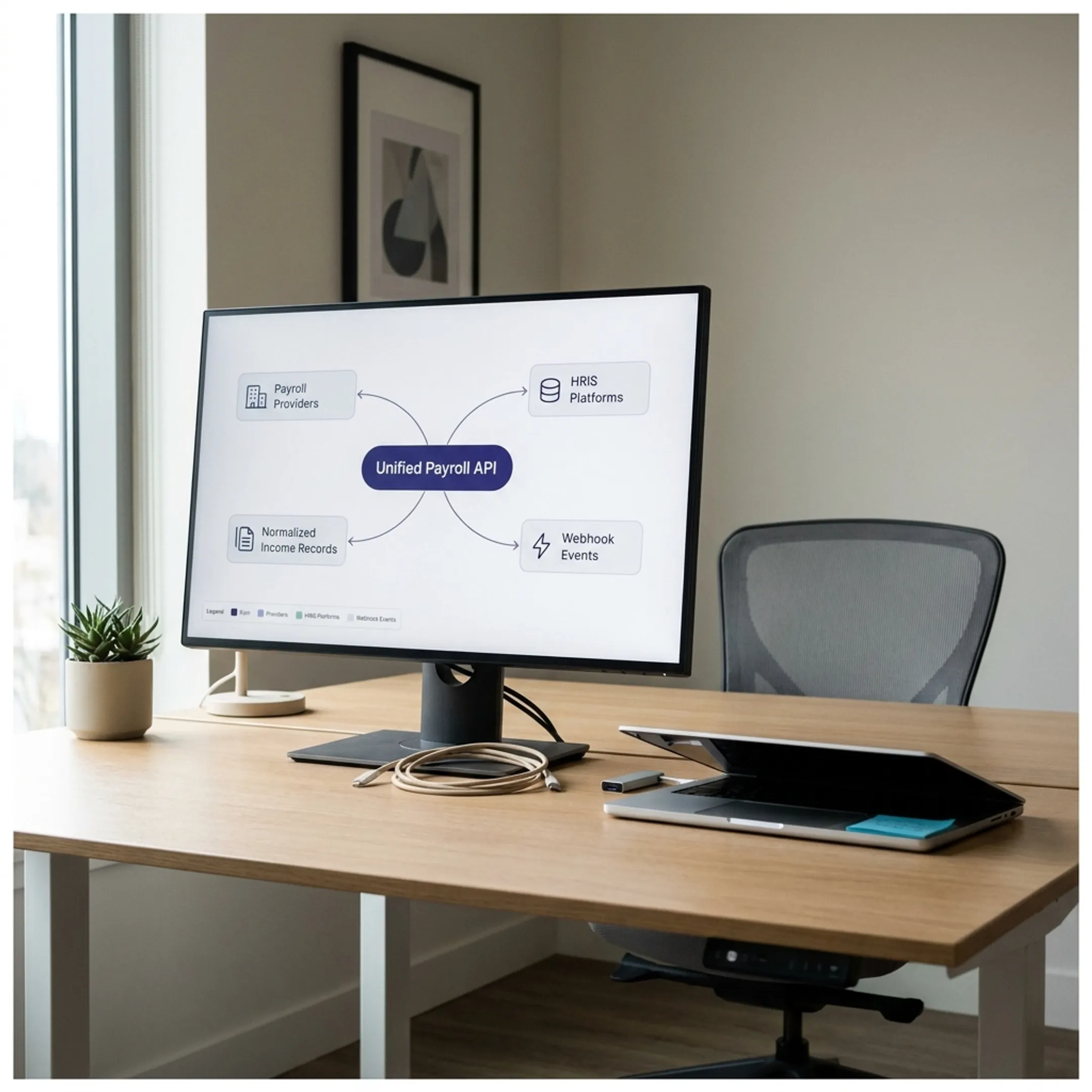 Unified payroll API connecting multiple payroll and HRIS systems