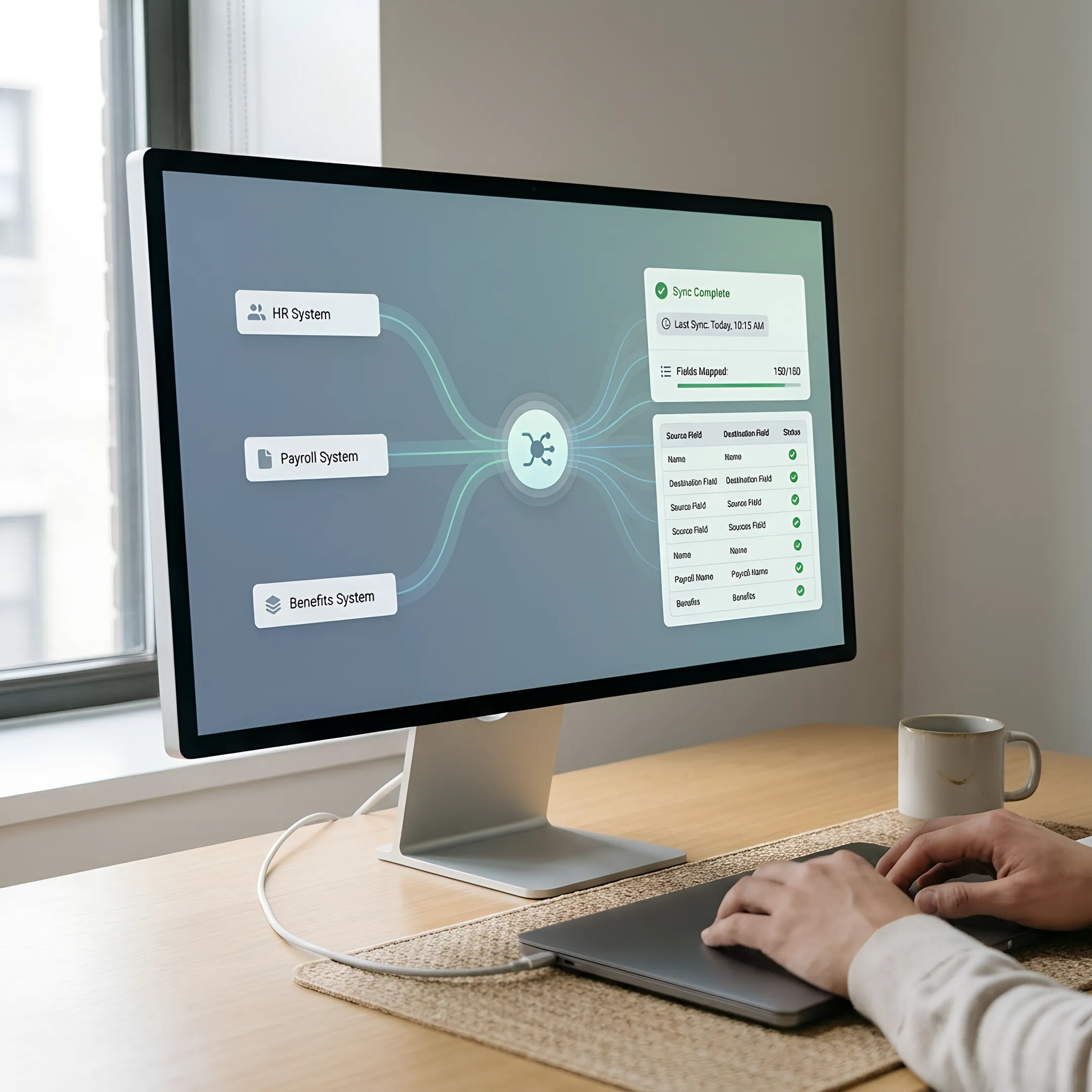 Unified attendance and payroll integration workflow