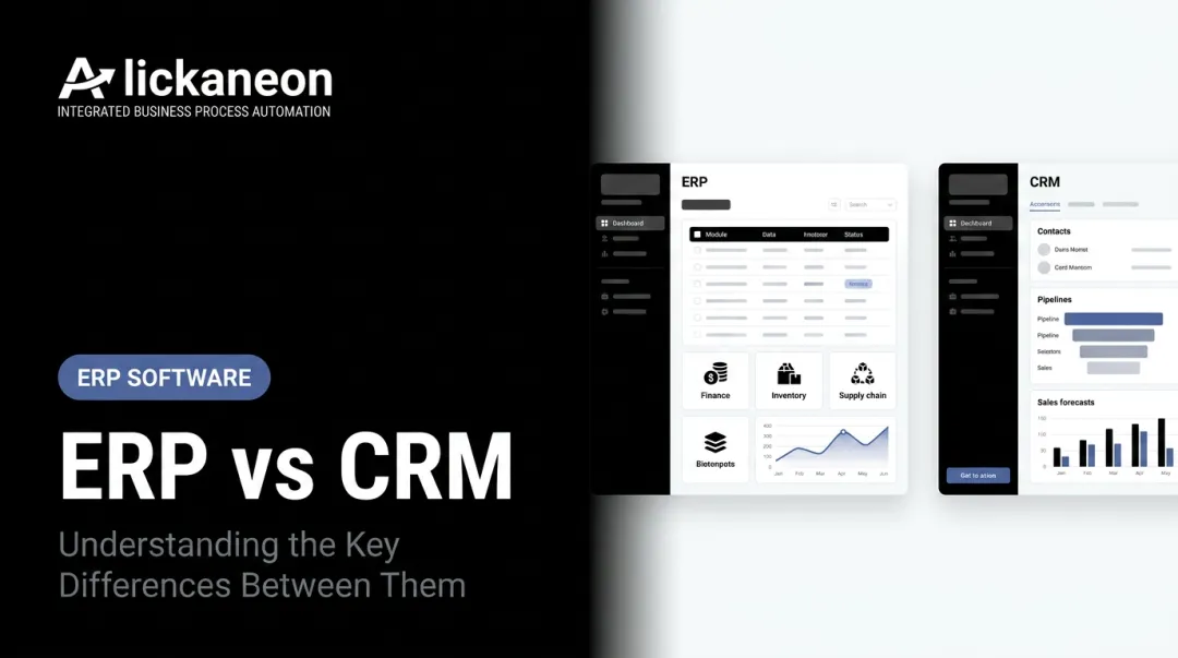 ERP vs CRM: Understanding the Key Differences Between Them
