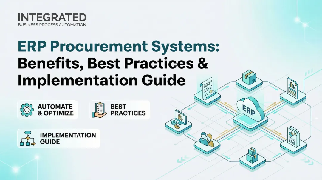 Cover image for ERP Procurement Systems: Benefits, Best Practices & Implementation Guide