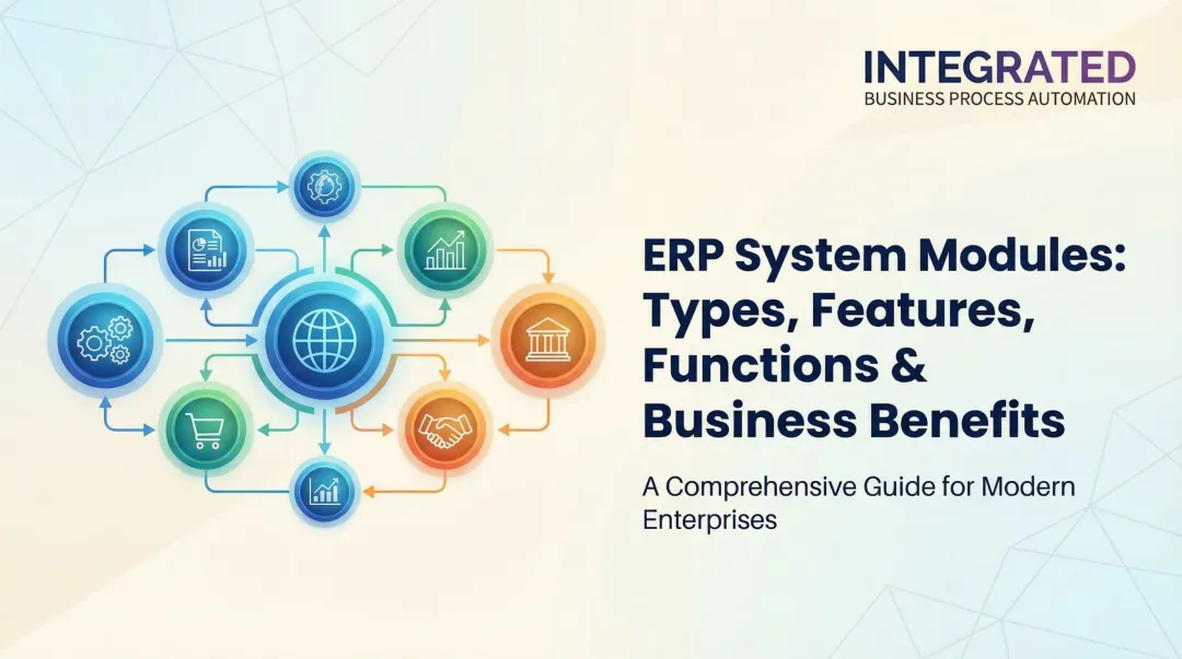 Cover image for ERP System Modules: Types, Features, Functions & Business Benefits
