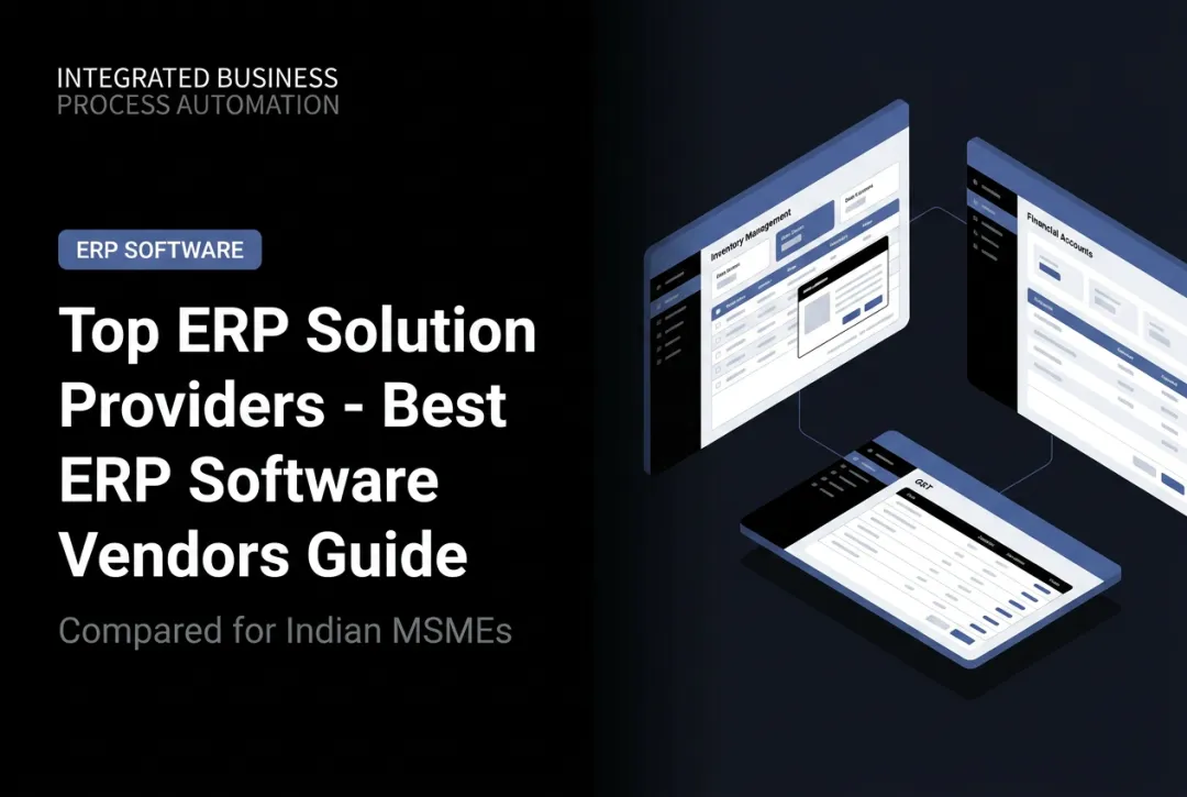 Top ERP Solution Providers - Best ERP Software Vendors Guide