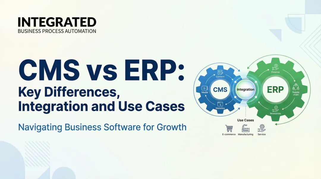 Cover image for CMS vs ERP: Key Differences, Integration and Use Cases