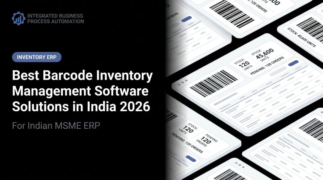 Best Barcode Inventory Management Software Solutions in India 2026
