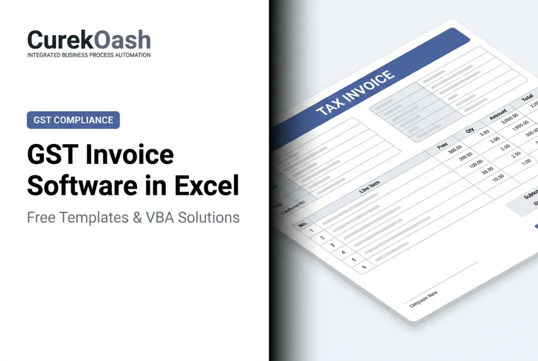 GST Invoice Software in Excel: Free Templates & VBA Solutions
