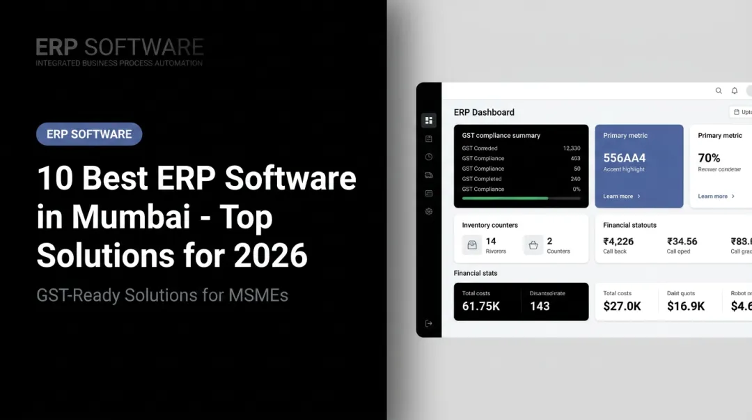 10 Best ERP Software in Mumbai - Top Solutions for 2026