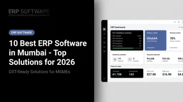 10 Best ERP Software in Mumbai - Top Solutions for 2026