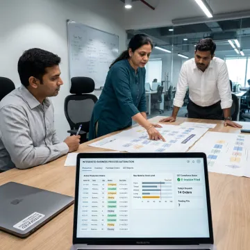ERP consultant planning garment workflows