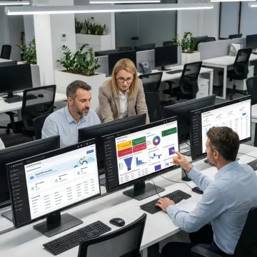 Cloud ERP dashboard for Hosur business operations