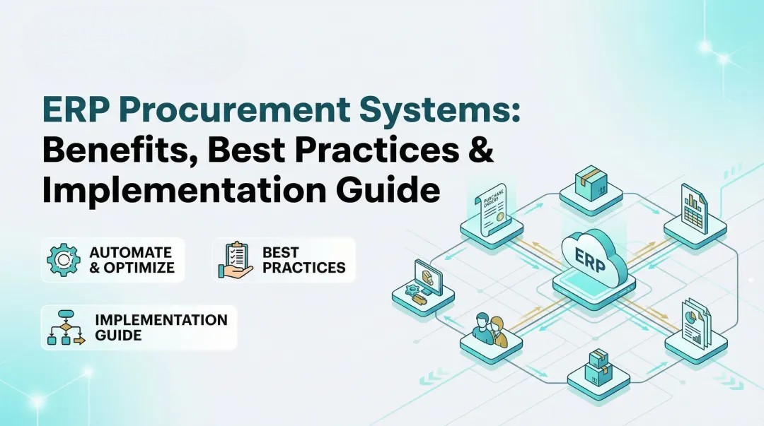 Cover image for ERP Procurement Systems: Benefits, Best Practices & Implementation Guide