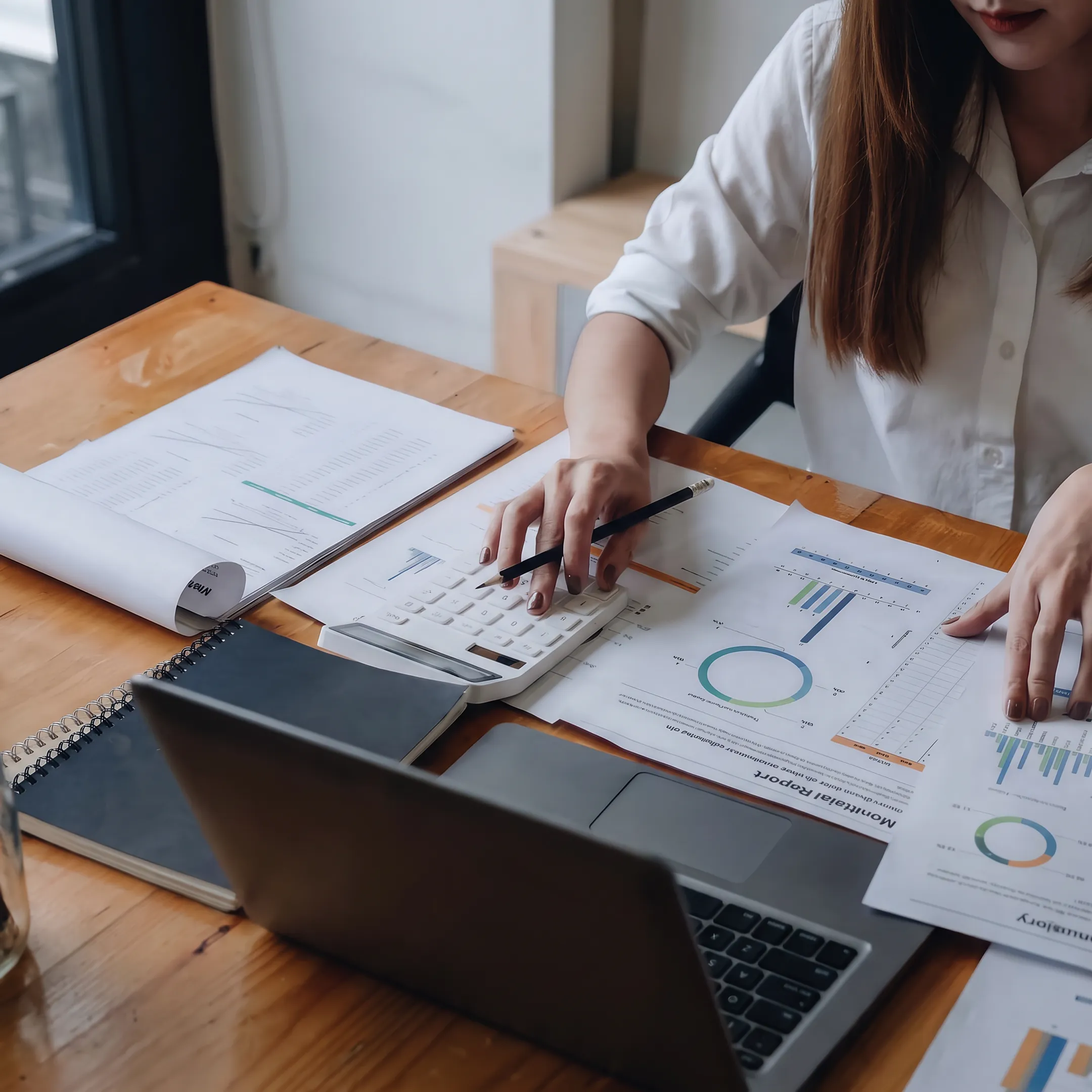 Consultant explaining business valuation findings to an owner preparing for an exit