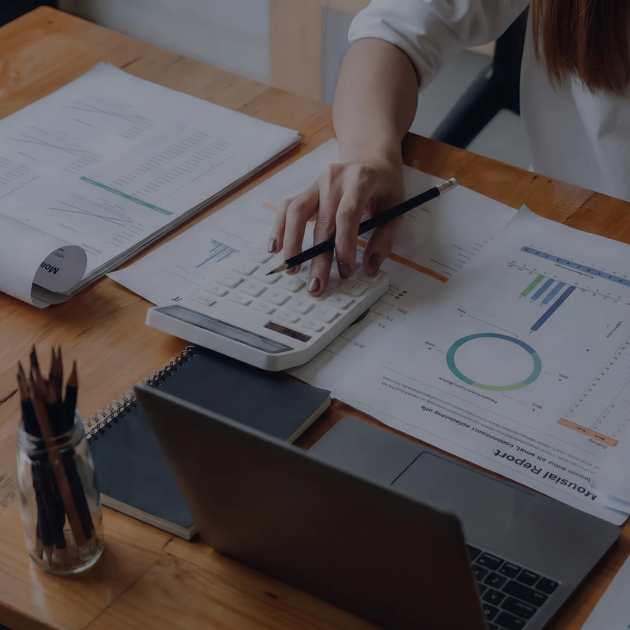 Valuation expert analyzing estate documents and private business financial information