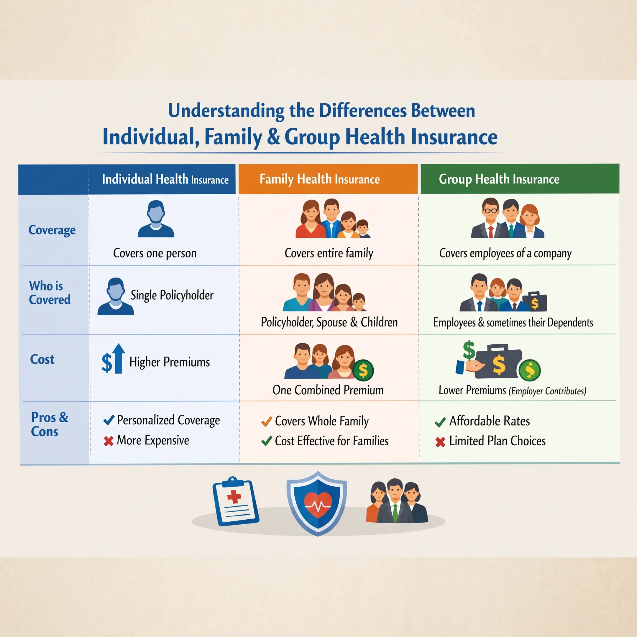 Step-by-step health insurance plan evaluation checklist and policy summary review