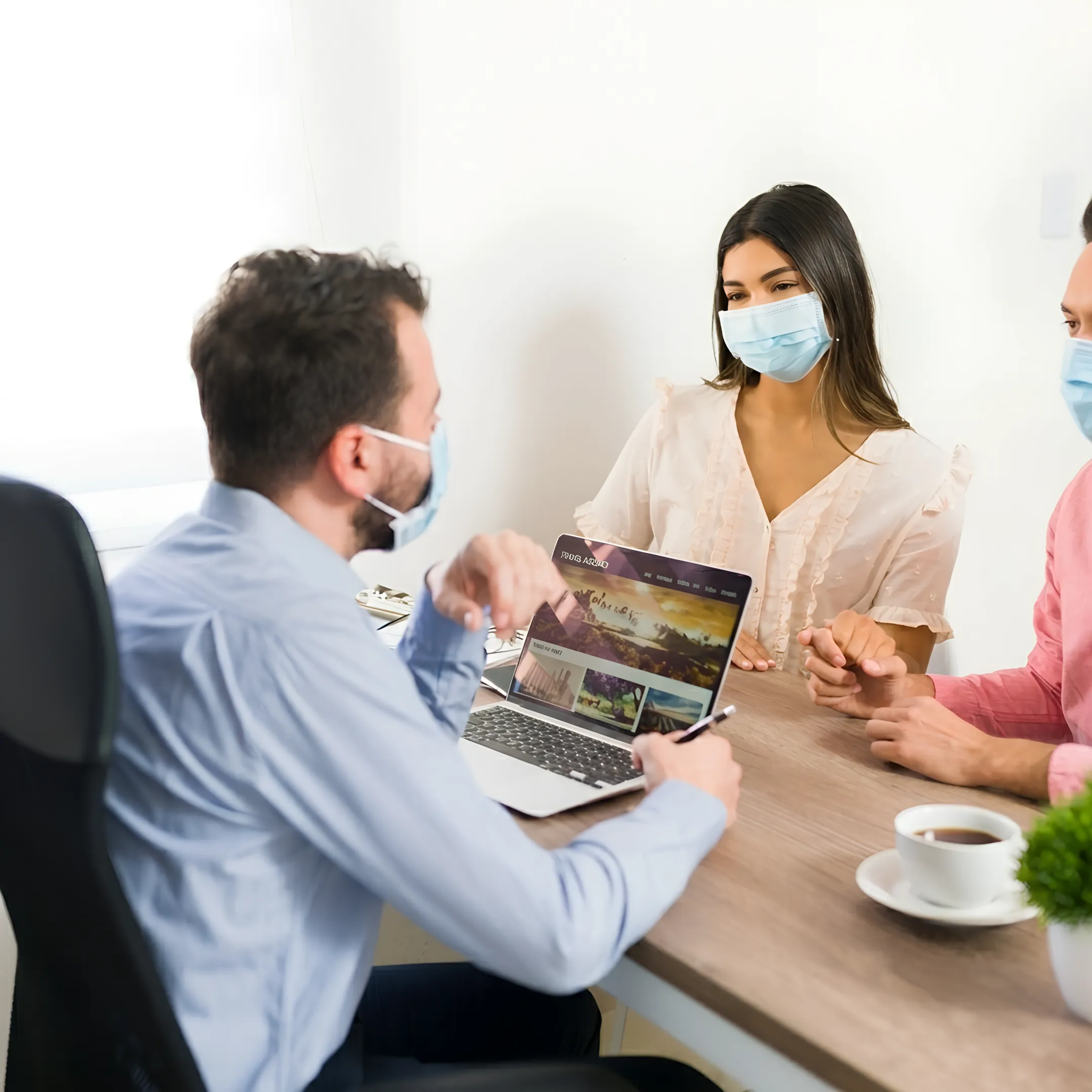 Step-by-step health insurance consultation session