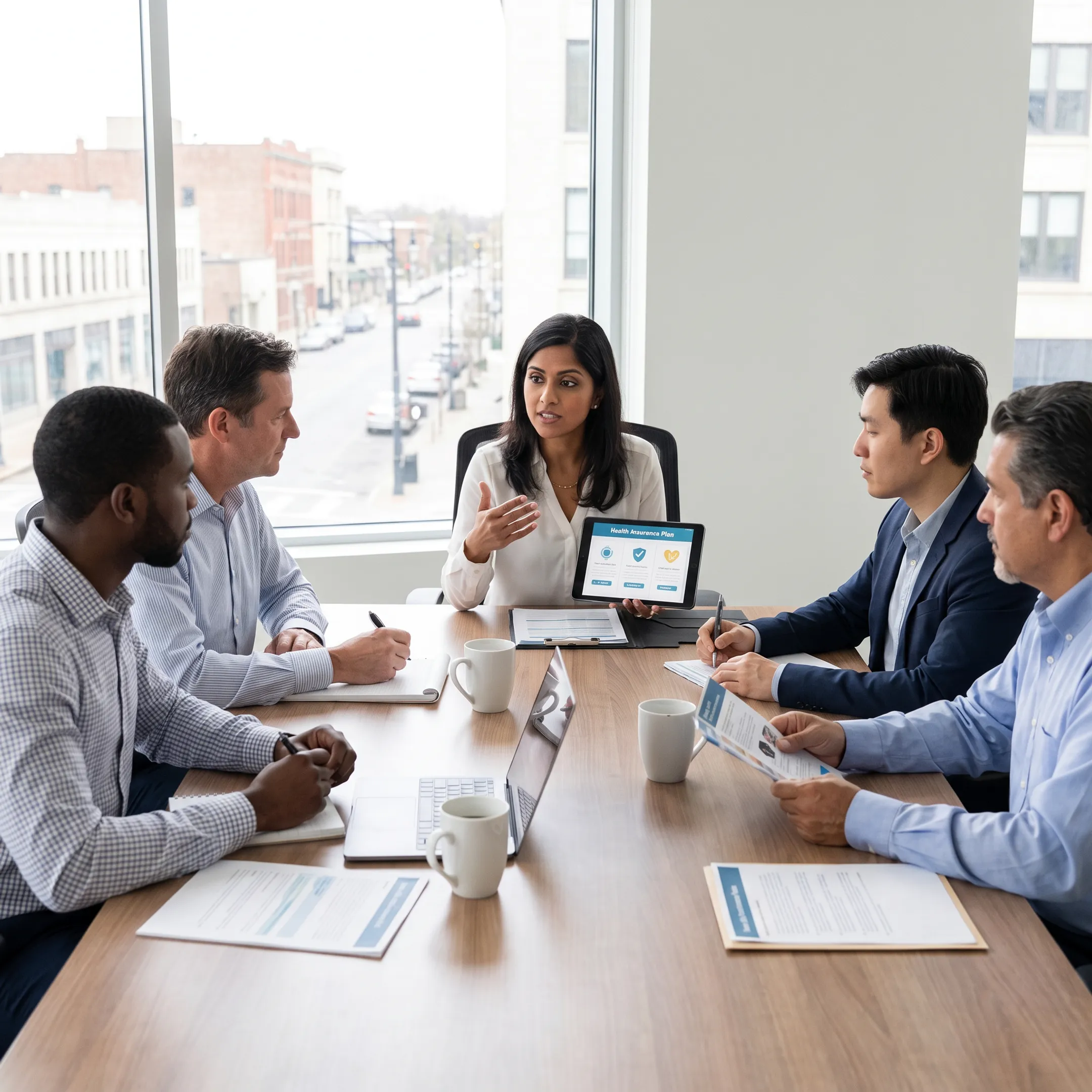 Independent broker comparing national provider network health plans