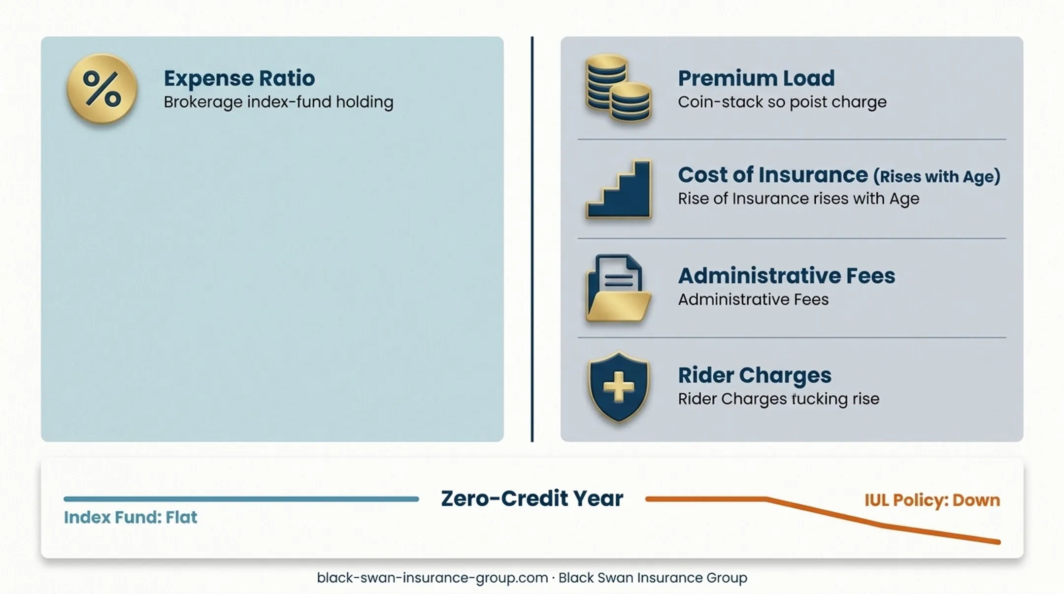 IUL premium flexibility withdrawals and policy loan risks comparison