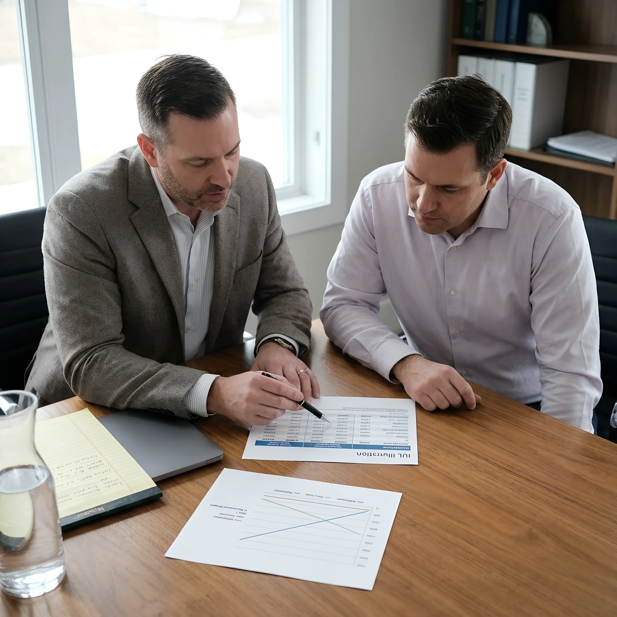 Advisor reviewing IUL cash value access options with a client
