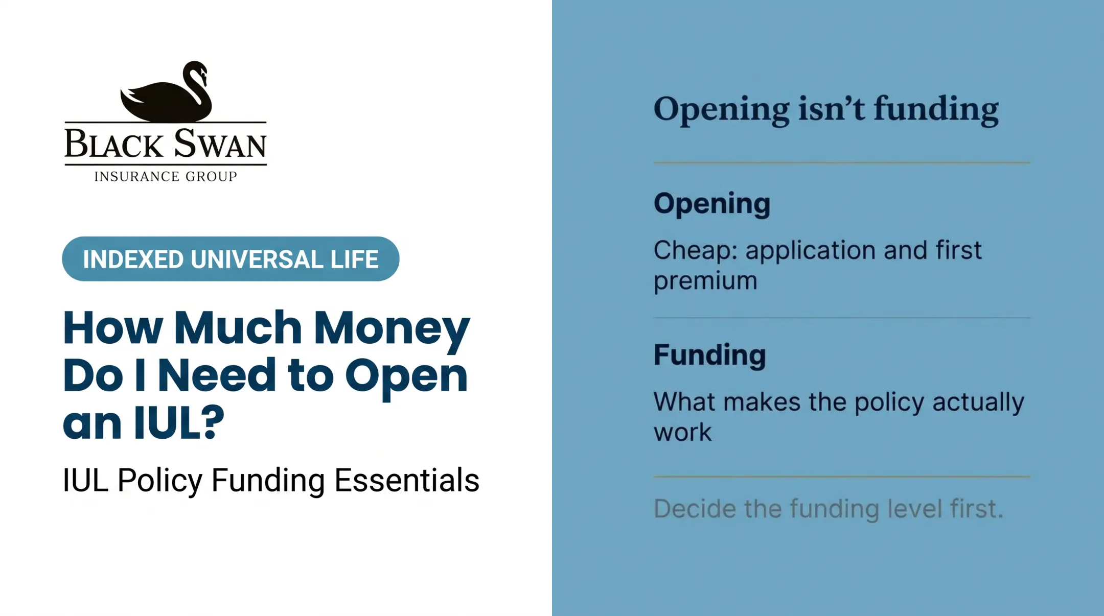 How Much Money Do I Need to Open an IUL?