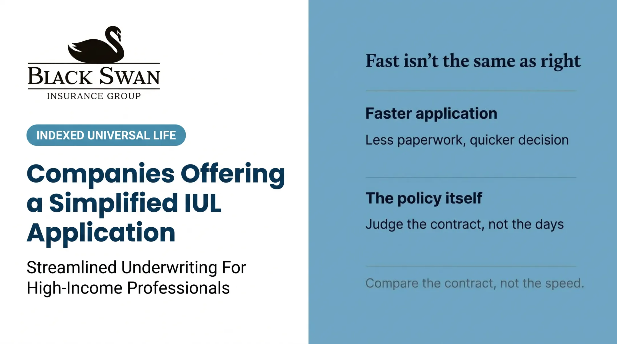 Companies Offering a Simplified IUL Application