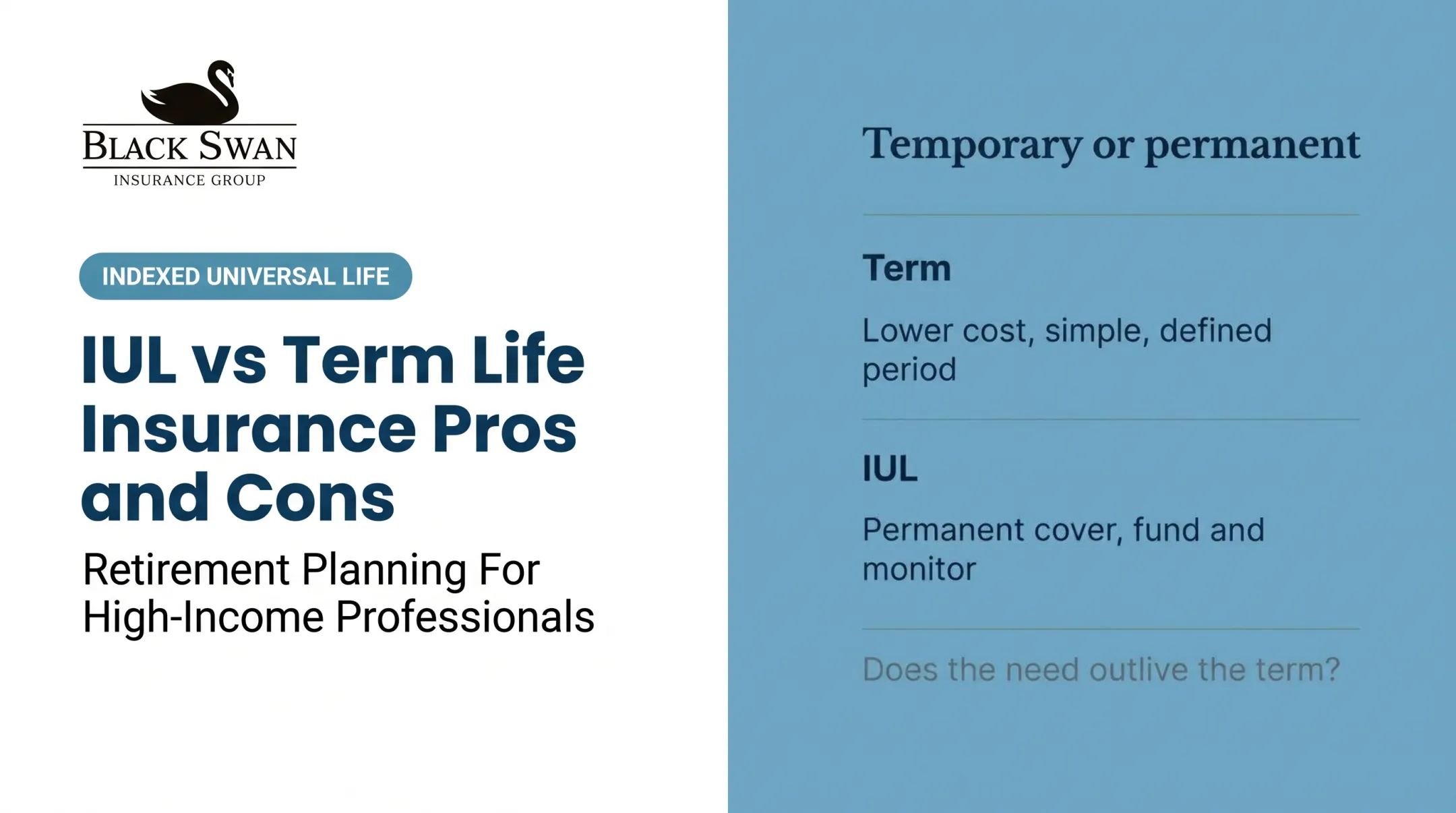 IUL vs Term Life Insurance Pros and Cons