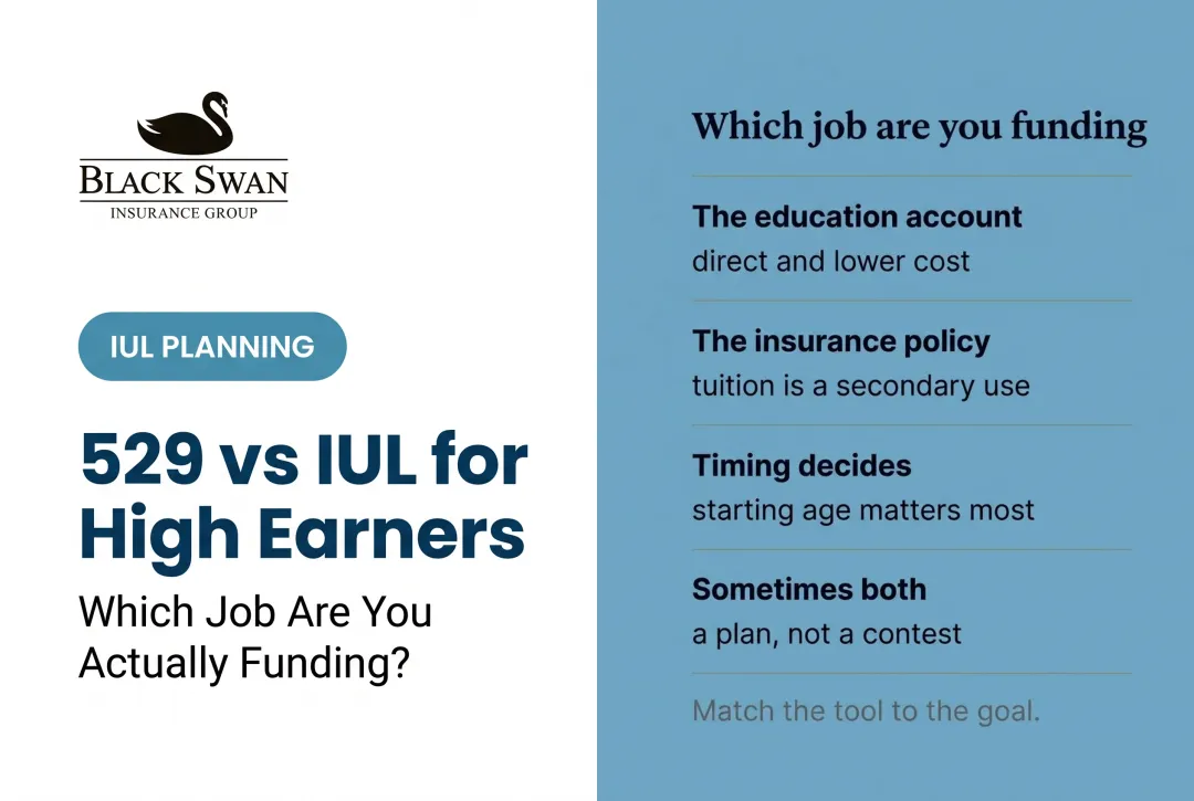 529 vs IUL for High Earners: Which Job Are You Actually Funding?