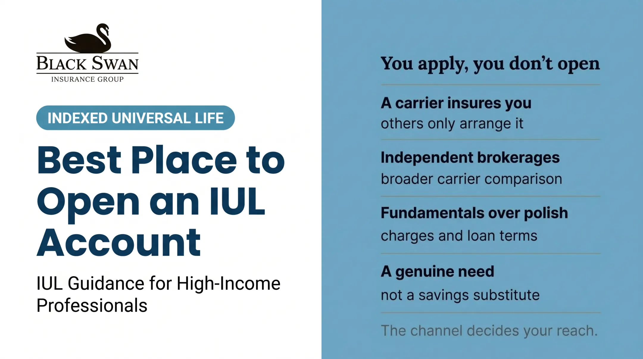Best Place to Open an IUL Account