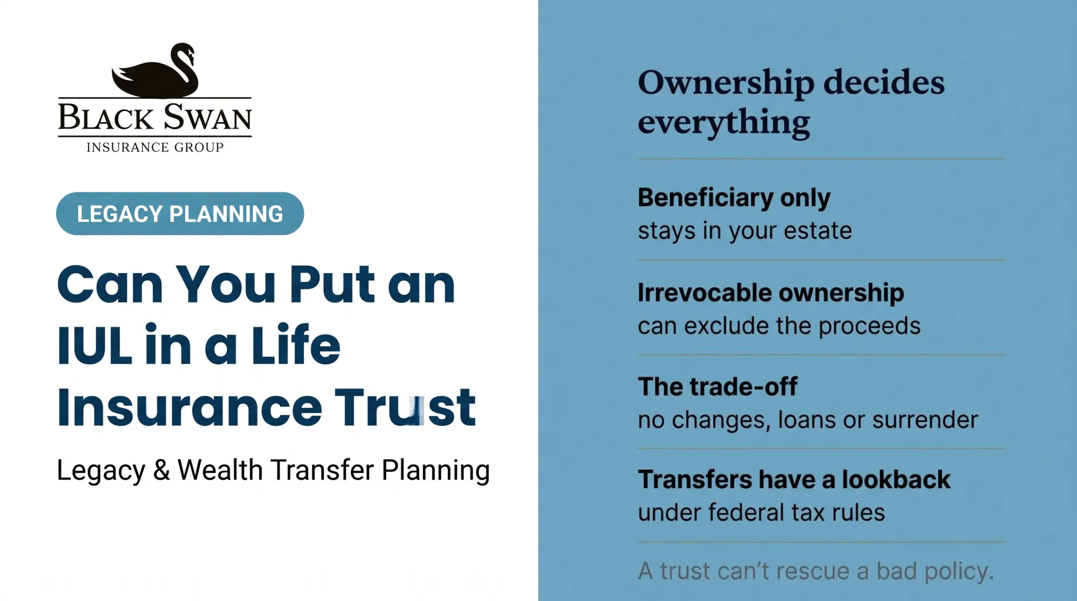 Can You Put an IUL in a Life Insurance Trust