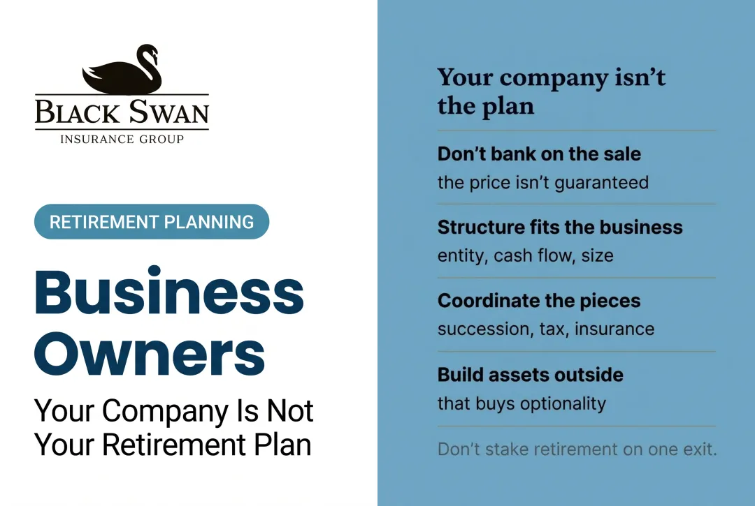 Business Owners: Your Company Is Not Your Retirement Plan