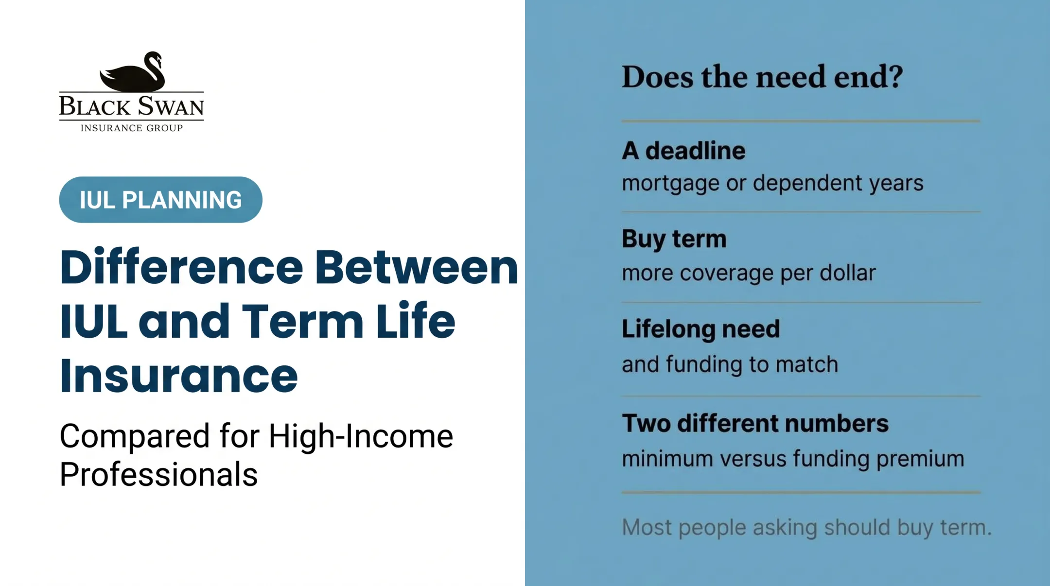 Difference Between IUL and Term Life Insurance