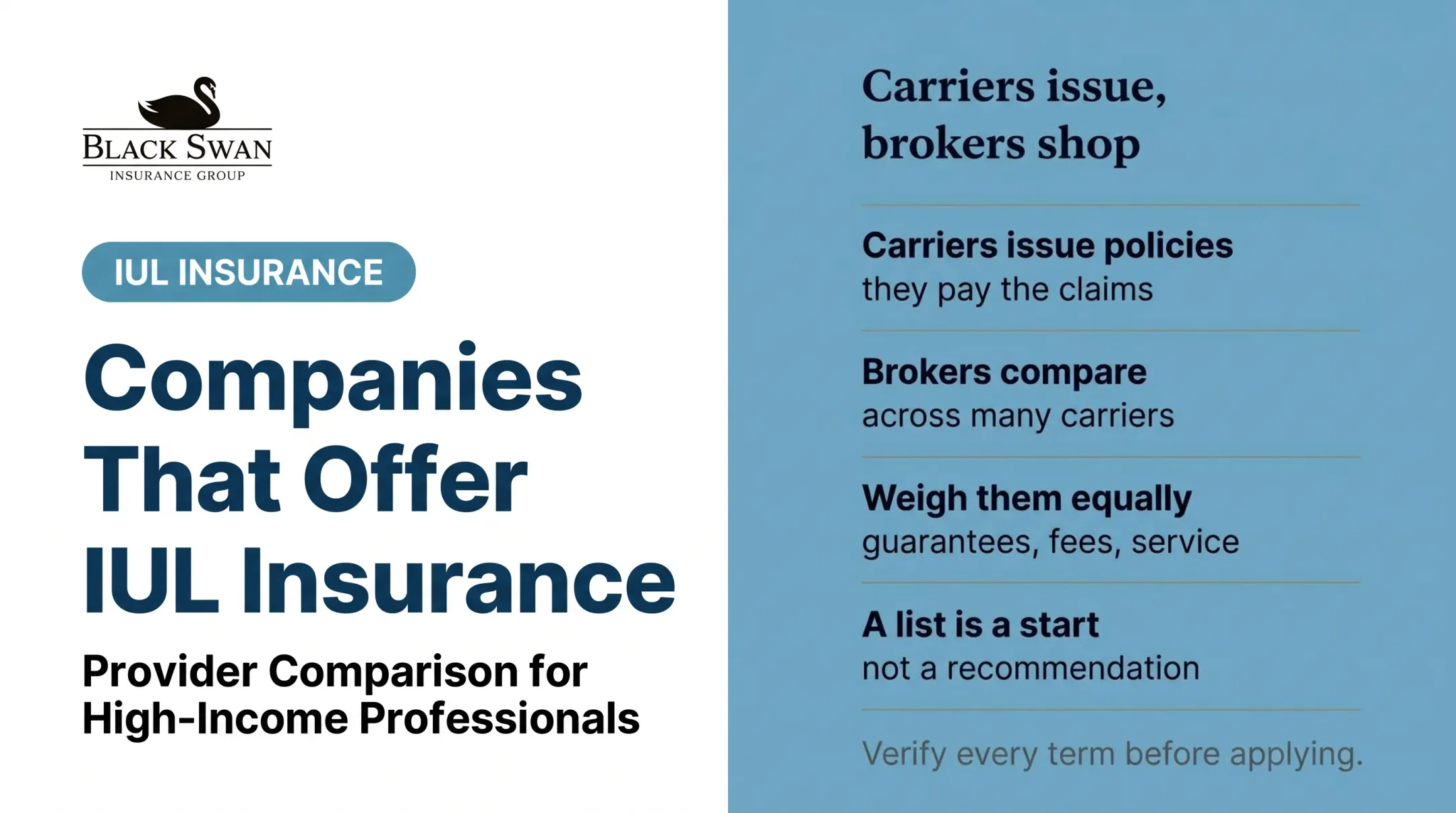 Companies That Offer IUL Insurance