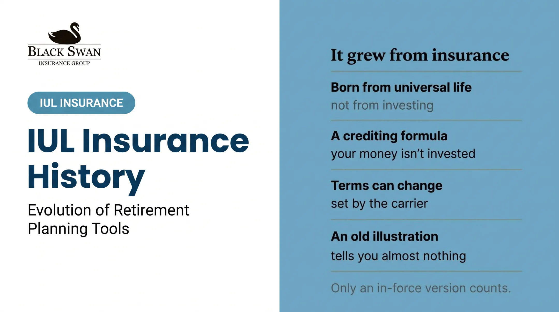 IUL Insurance History