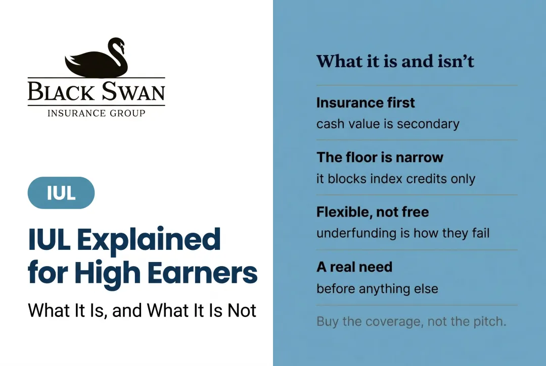 IUL Explained for High Earners: What It Is, and What It Is Not