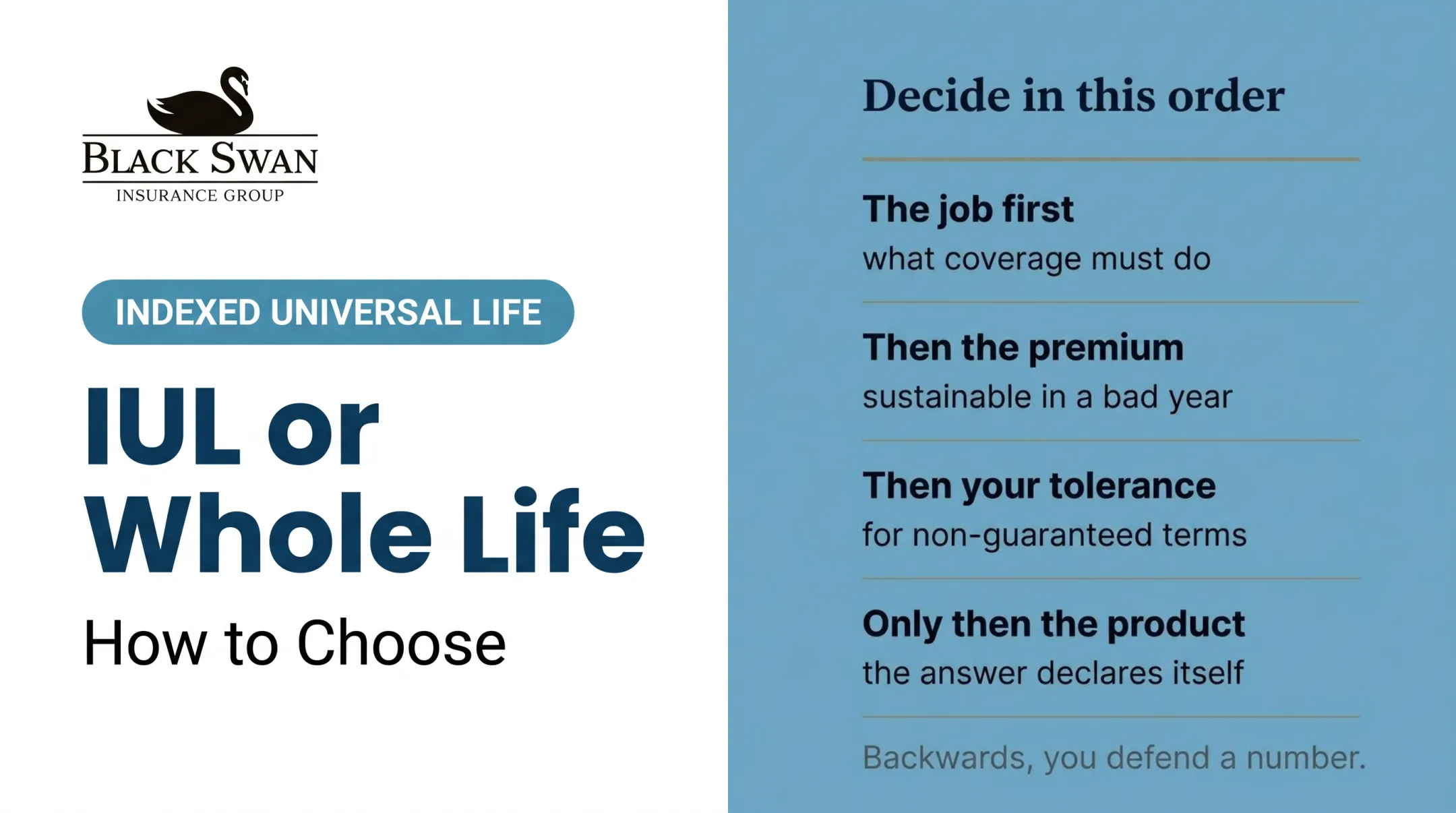 IUL or Whole Life: How to Choose