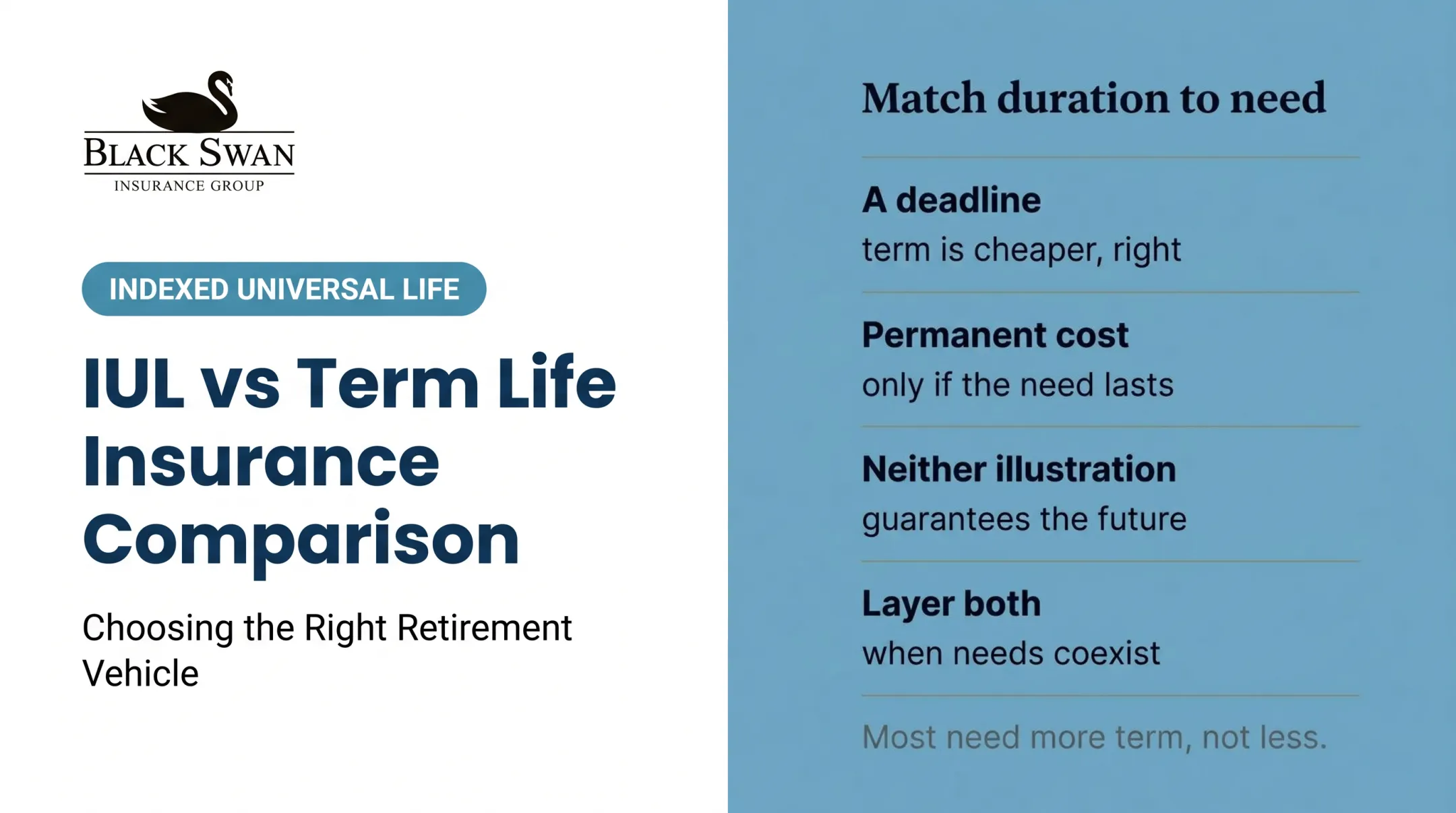 IUL vs Term Life Insurance Comparison