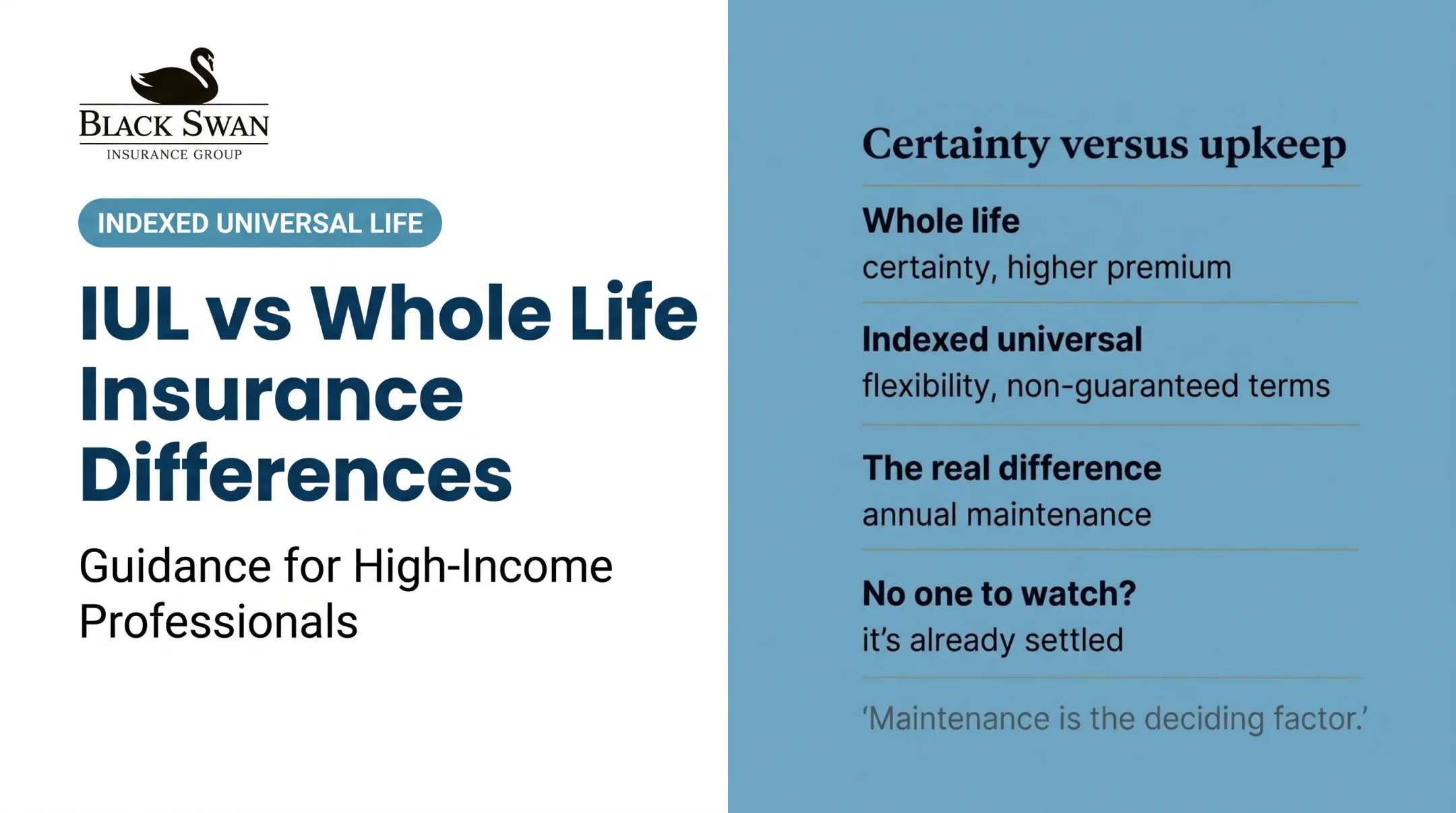 IUL vs Whole Life Insurance Differences