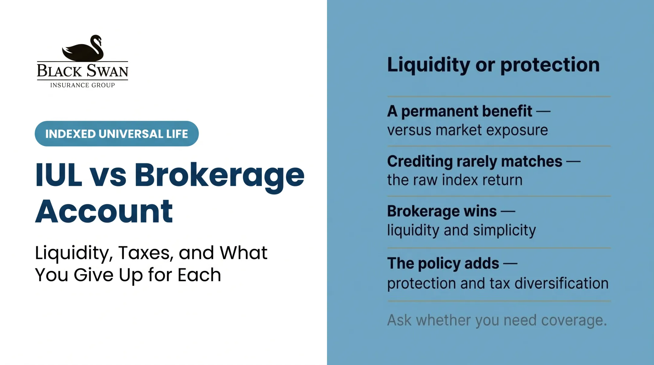 IUL vs Brokerage Account Comparison