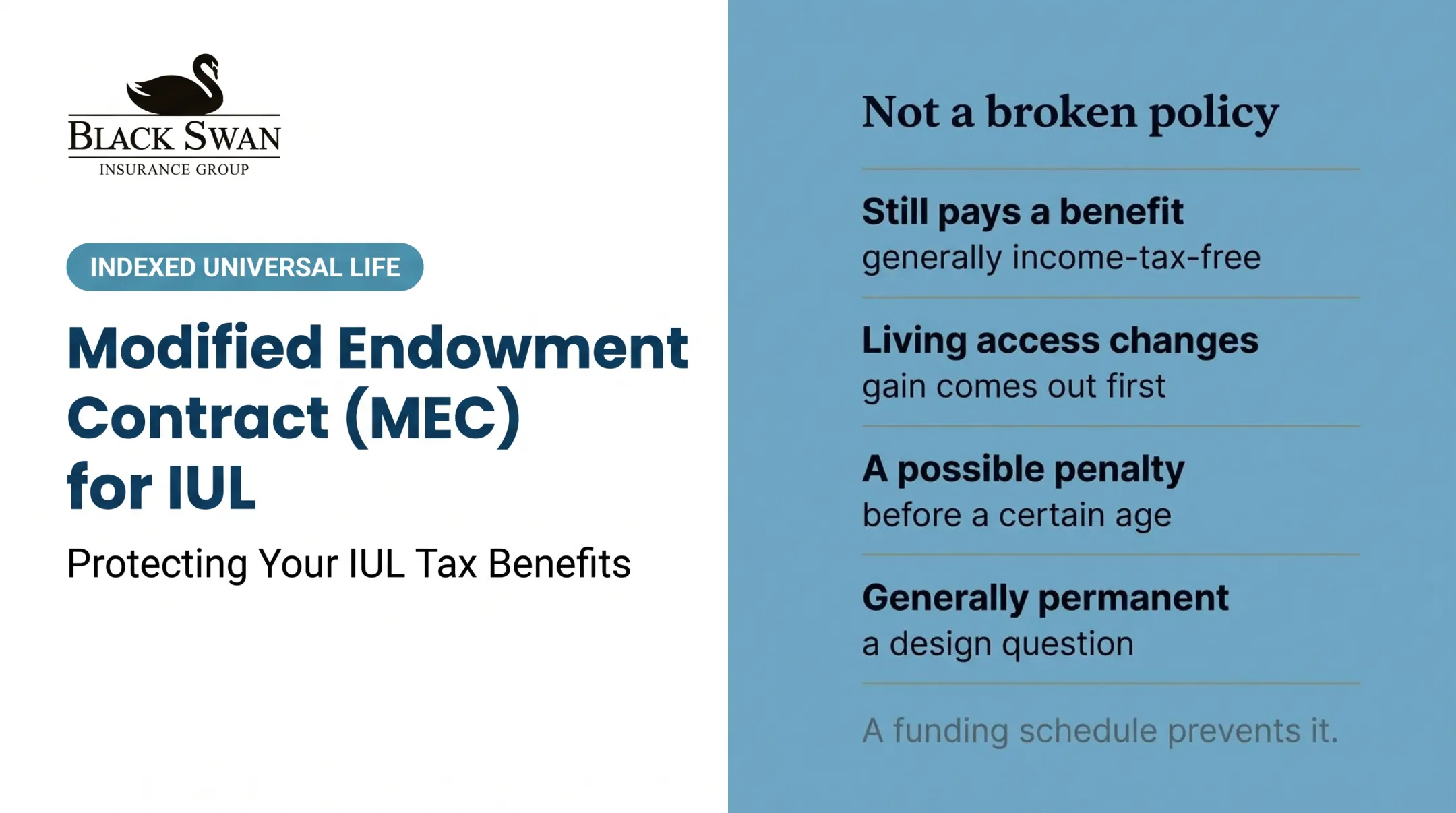 Modified Endowment Contract (MEC) for IUL