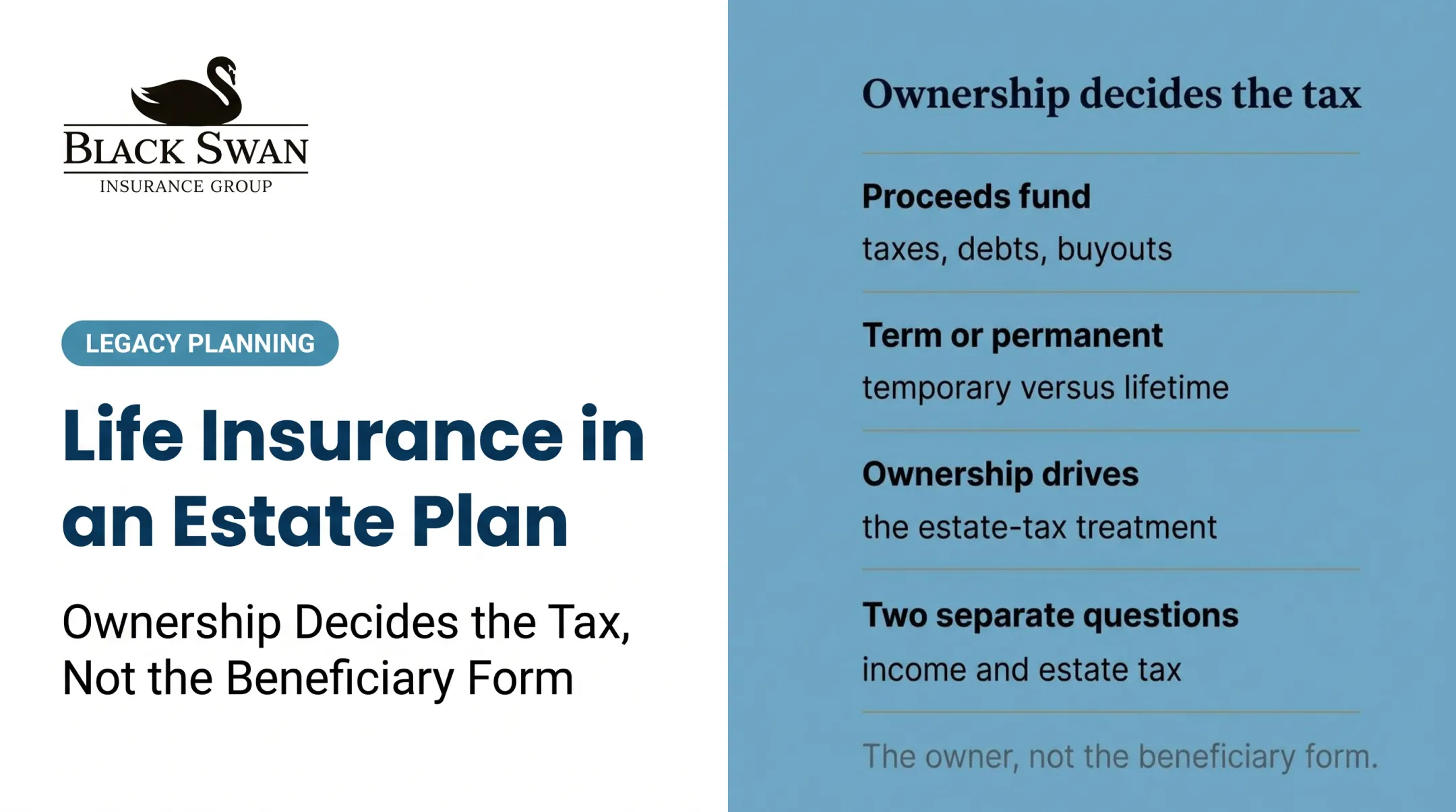 Life Insurance and Estate Planning