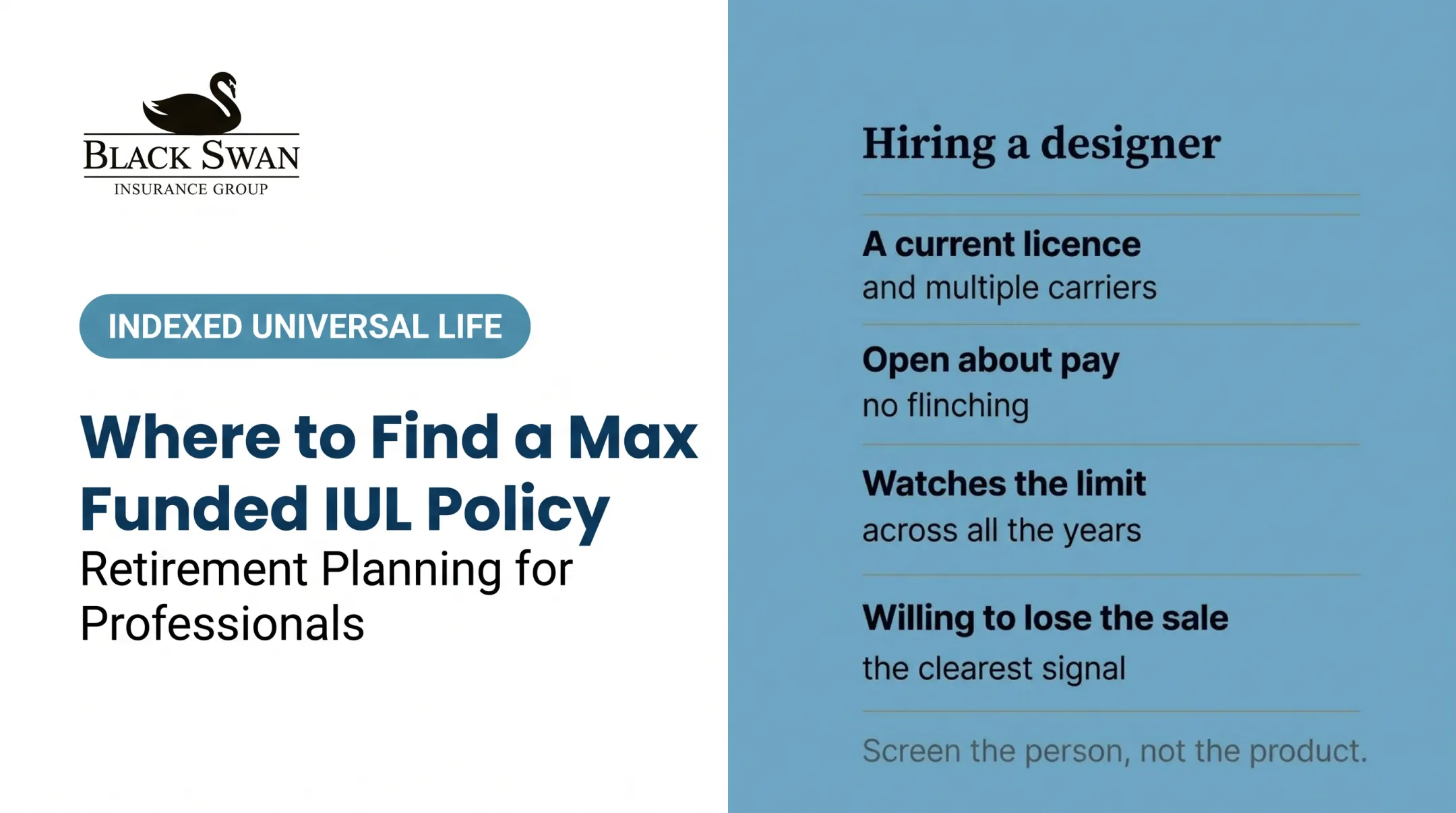 Where to Find a Max Funded IUL Policy