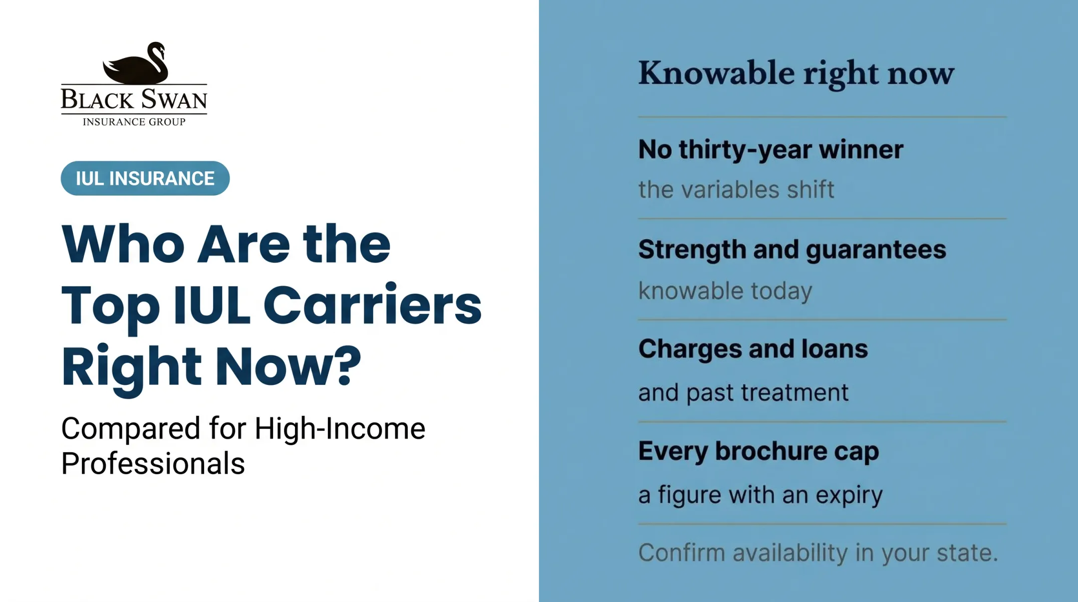 Who Are the Top IUL Carriers Right Now?