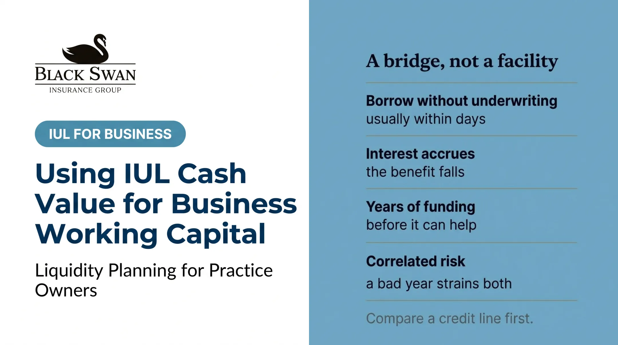 Using IUL Cash Value for Business Working Capital