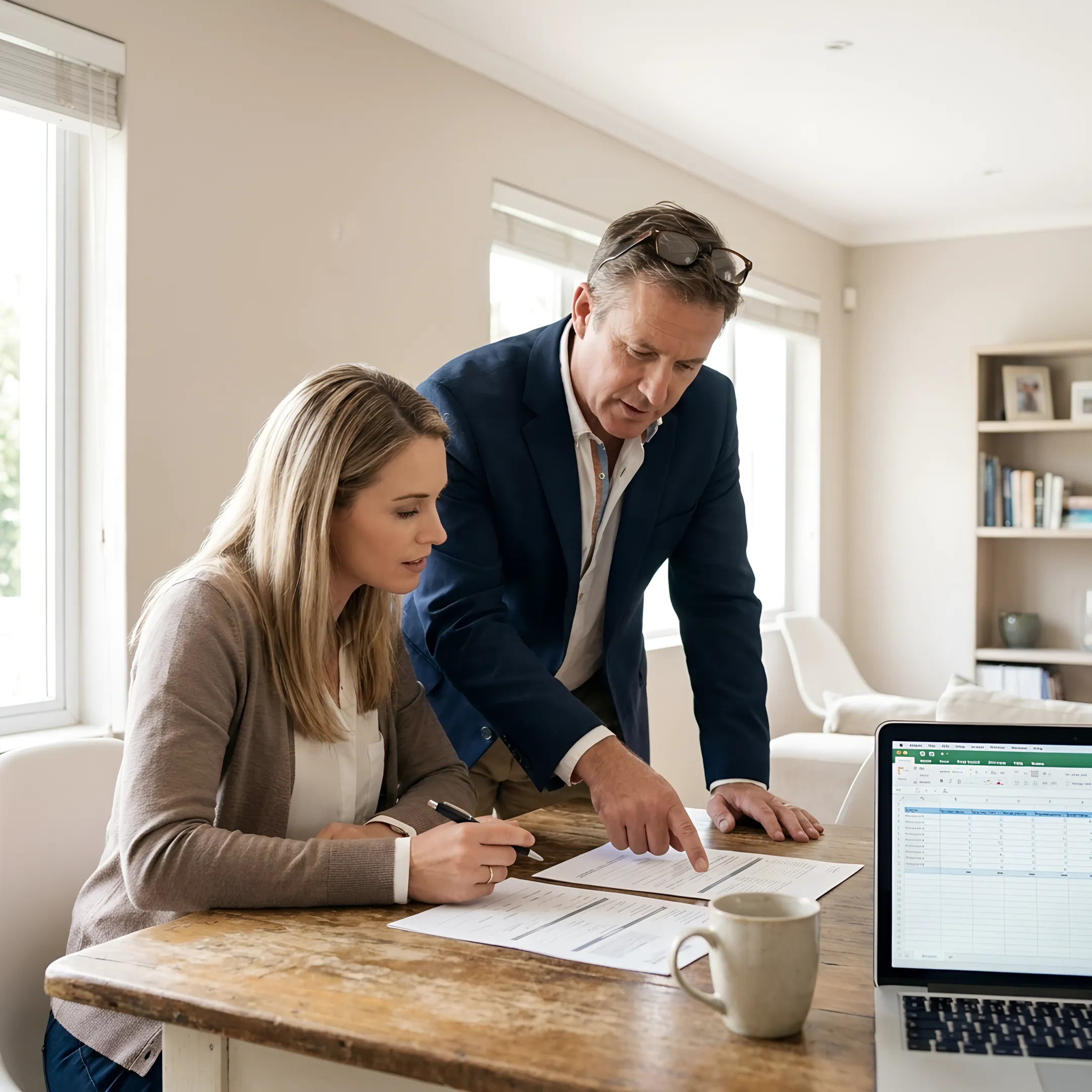 Client comparing dental insurance coverage with an advisor