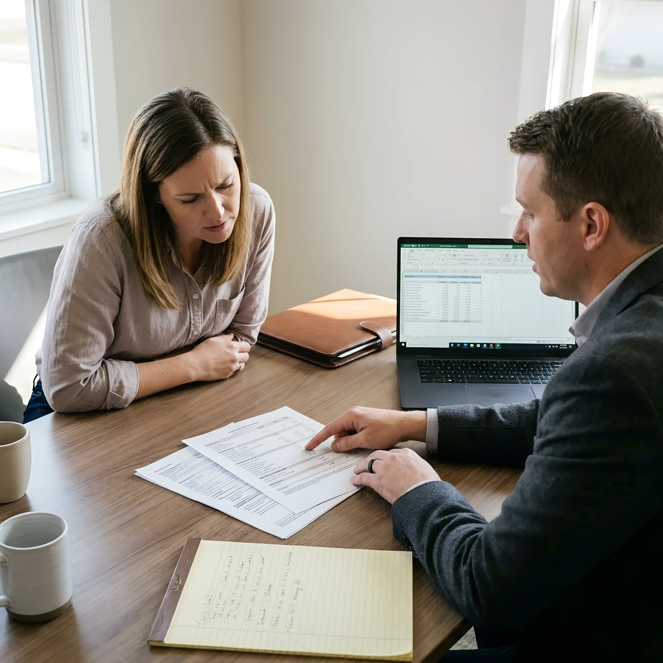 Small business owner reviewing personalized health insurance options
