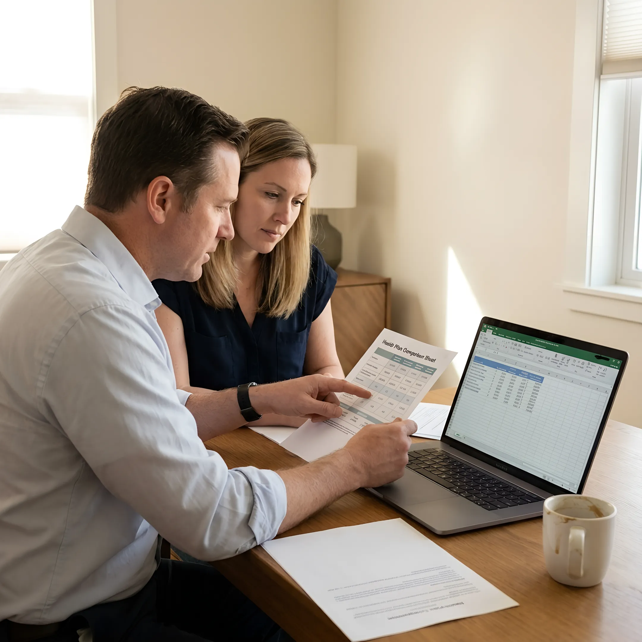 Client reviewing personalized health insurance plan comparisons