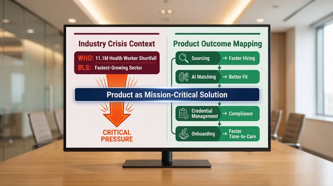 SaaS launch video crisis framing to feature outcome mapping storytelling arc