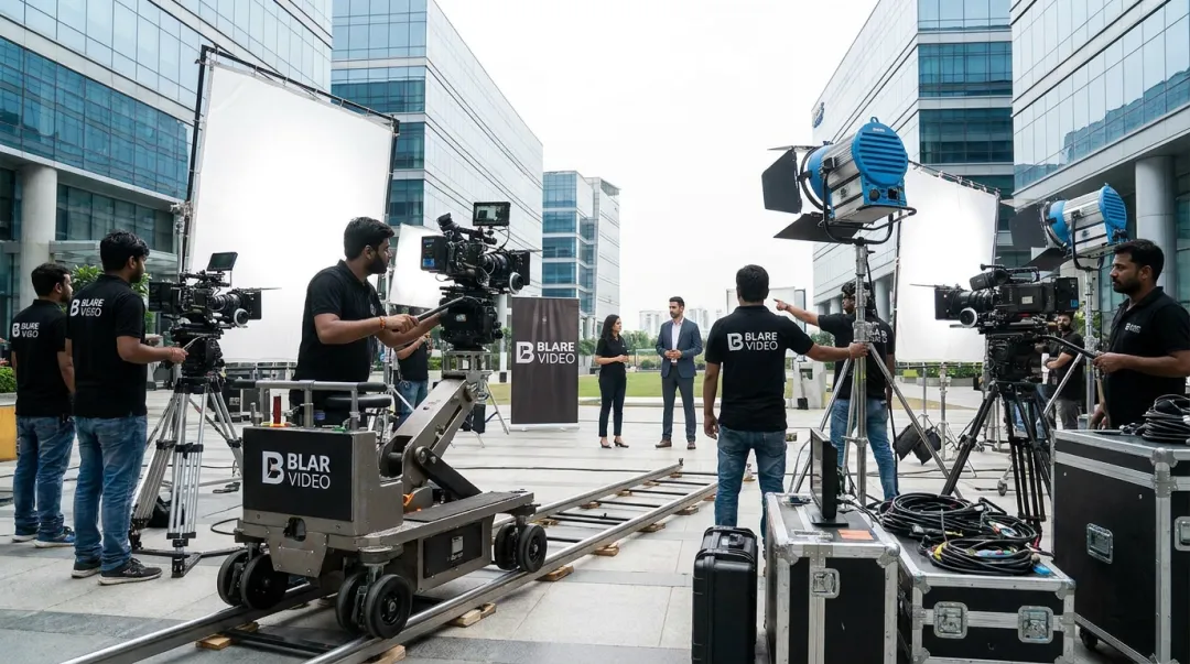 Blare Video national production network crew filming on location across multiple US markets