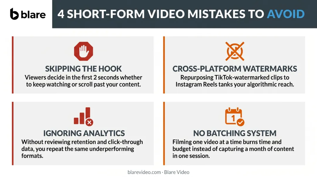 Four common short-form video mistakes brands make and how to avoid them