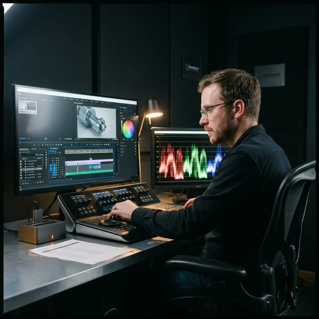 Product video editing and animation workflow