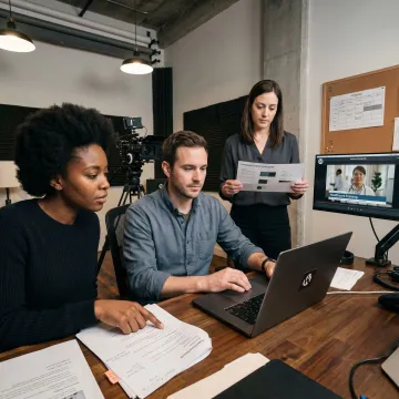 Healthcare training video production process