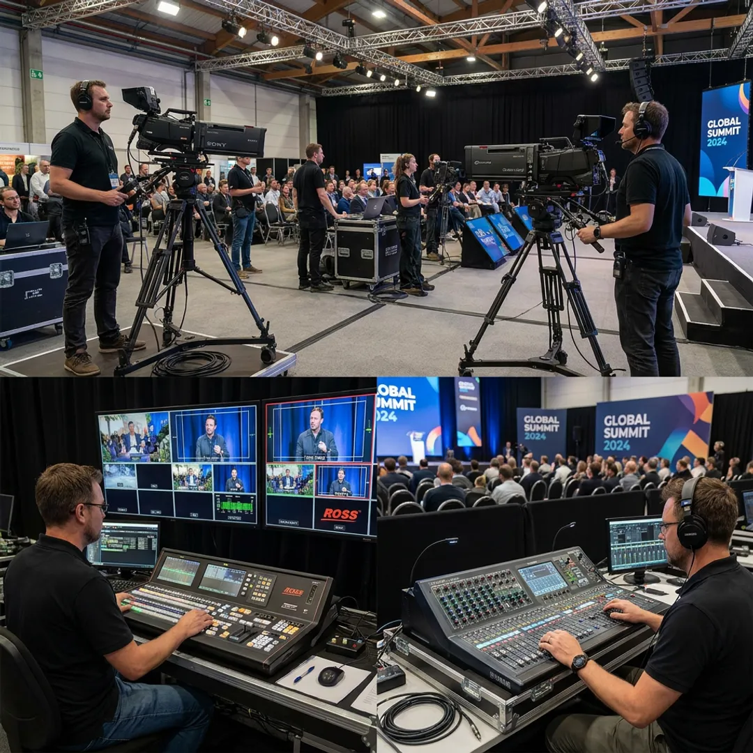Enterprise live streaming control room